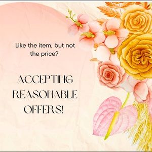 ACCEPTING REASONABLE OFFERS !!!!